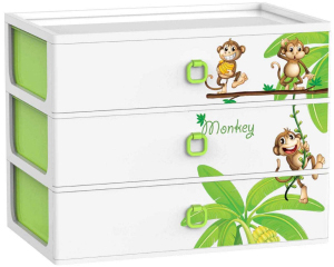 Tủ nhựa 3 Ngăn Mio-S Khỉ Con