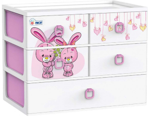 Tủ Nhựa Nhỏ Mio Thỏ Con Tiện Lợi