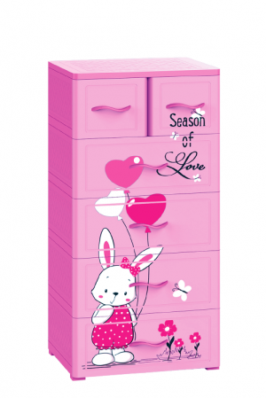 Tủ 5 Ngăn Nova 2.0 Thỏ Cầm Bóng