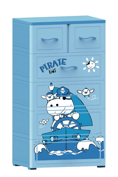 Tủ Nhựa 5 Tầng Nova+ Hà Mã Hải Tặc