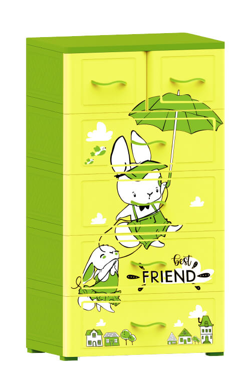 Tủ Nhựa Trẻ Em Nova+ Thỏ Bay