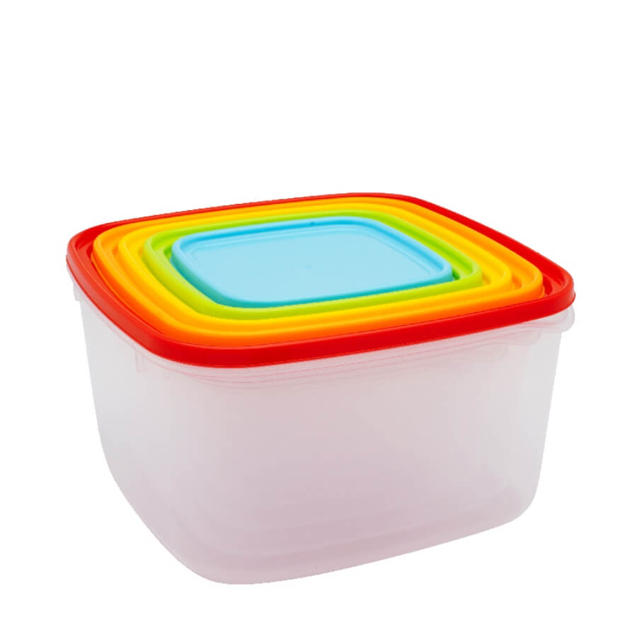 Bộ Hộp Nhựa Cầu Vồng L1651